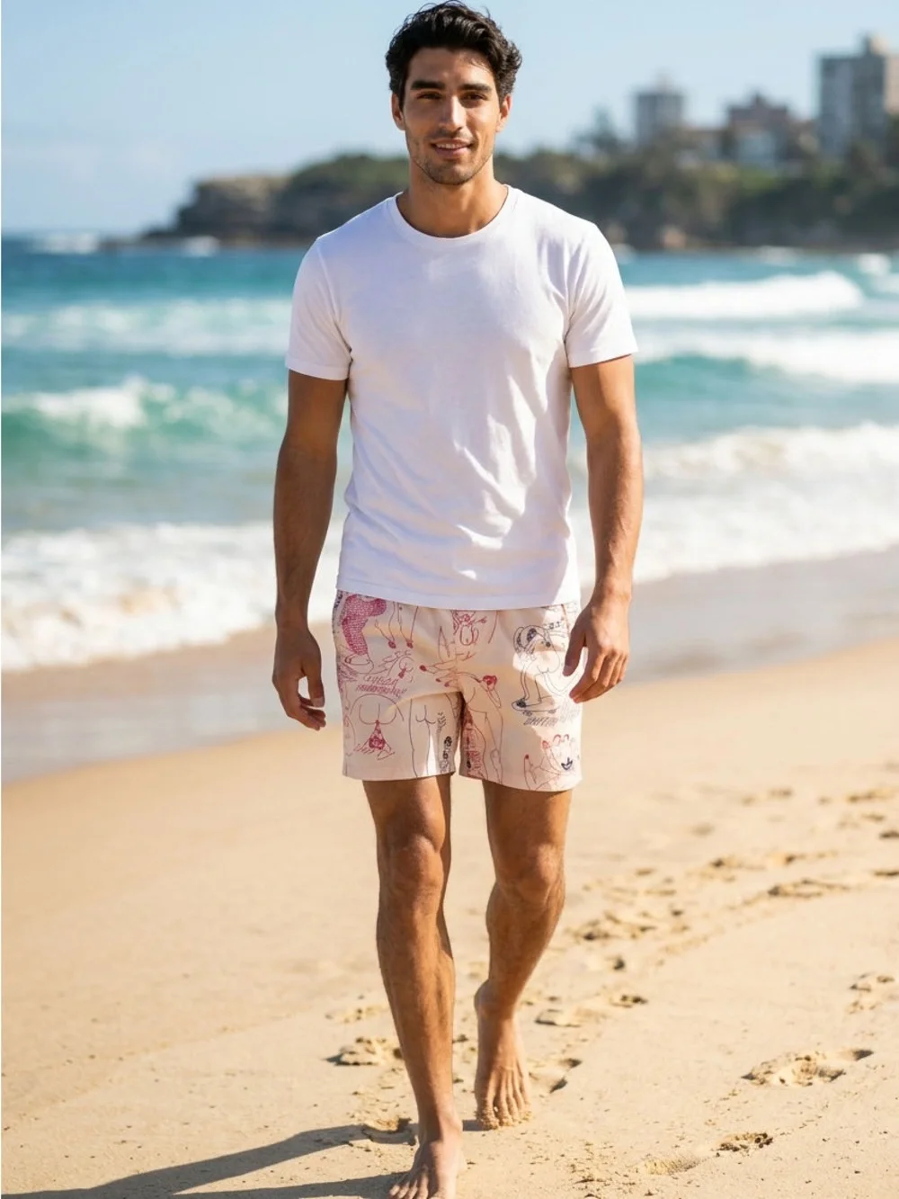 Adidas x Unity Men's XS Shorts Rare LGBTQ Inspired Graphic Skateboarding Shorts